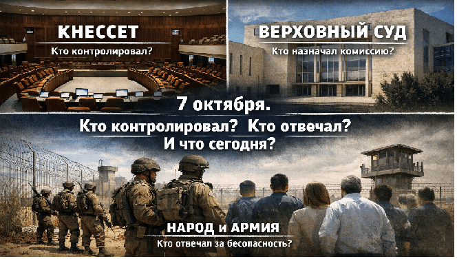 October 7 tragedy in Israel: Knesset, Supreme Court and Israeli army illustrating the debate over control and responsibility