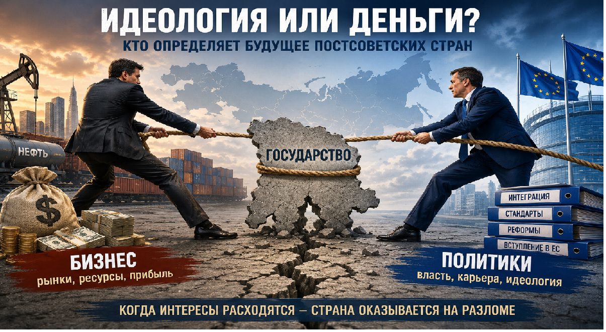 Идеология или деньги? Кто определяет будущее постсоветских стран