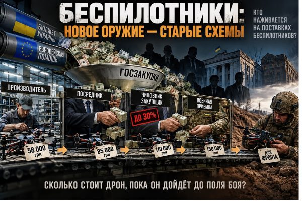 Дроны, откаты и посредники при военных закупках Украины — путь беспилотника от производителя до фронта