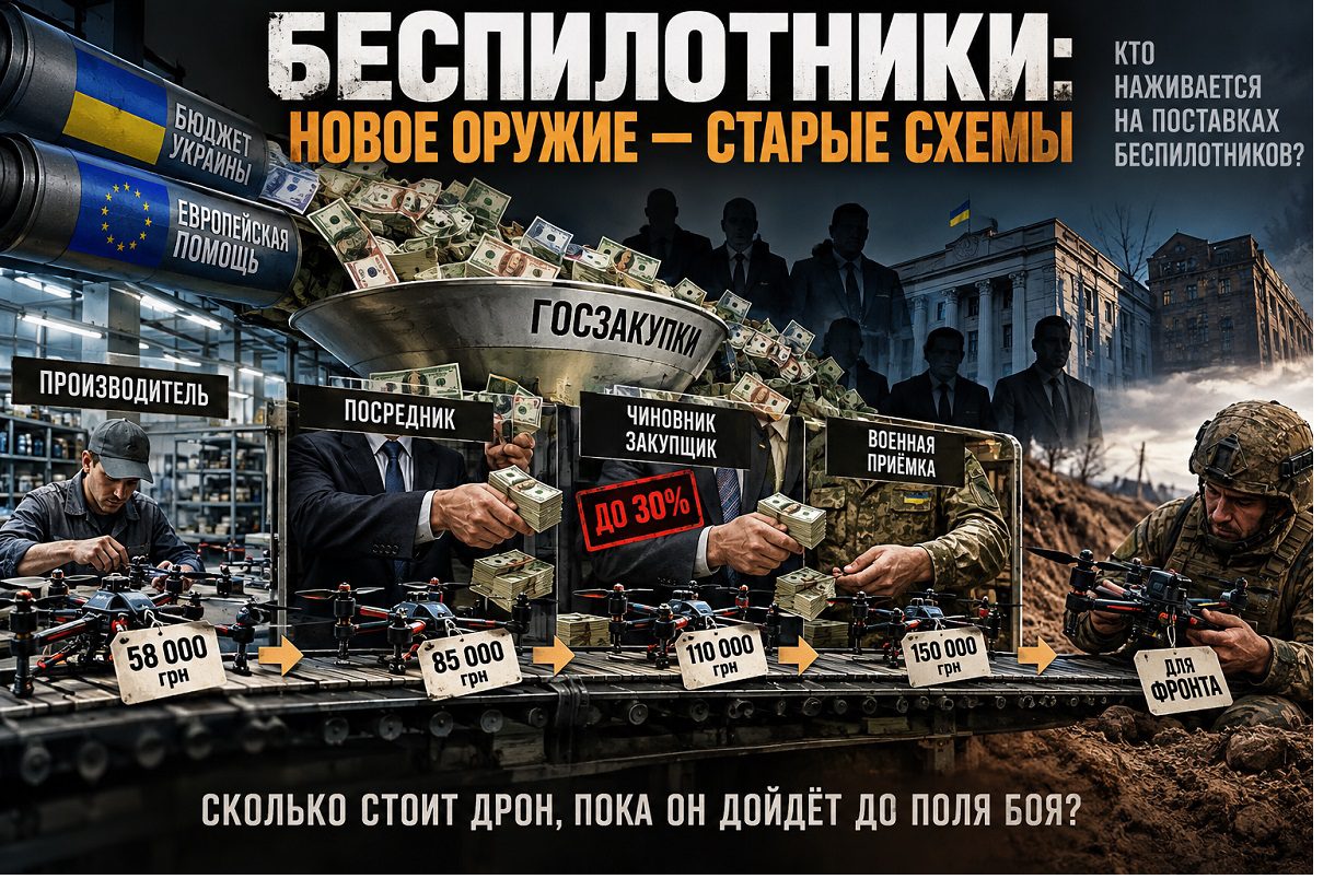 Дроны, откаты и посредники при военных закупках Украины — путь беспилотника от производителя до фронта