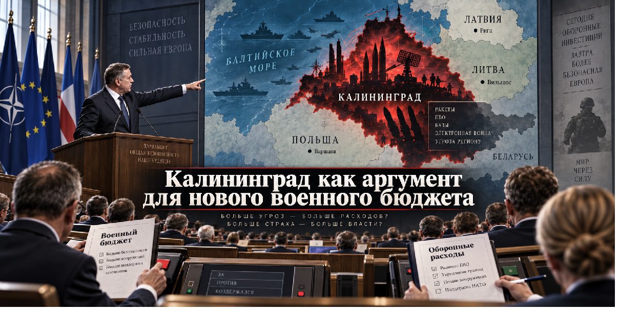 Калининград как аргумент для увеличения военных бюджетов НАТО