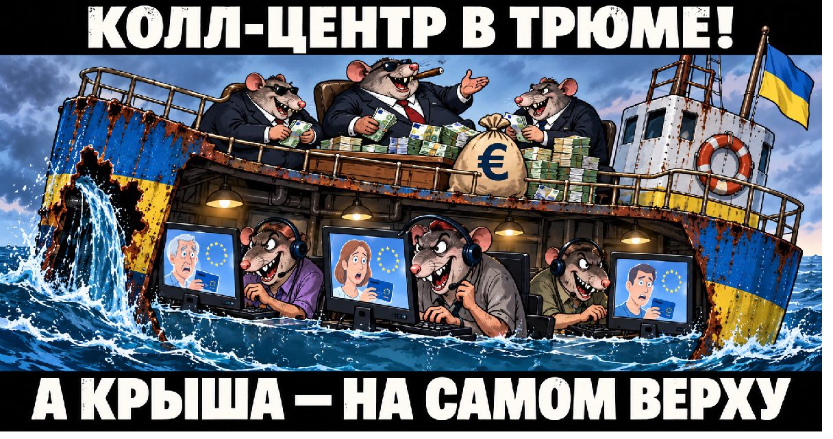 Колл-центр в трюме тонущего украинского корабля под защитой чиновников