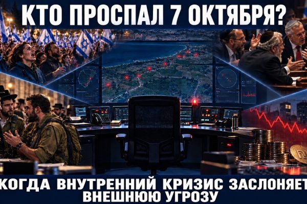 Пустой военный пульт с сигналами у границы; вокруг — протесты, спор о призыве, коалиционные разногласия и экономические риски.