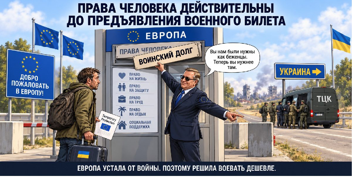Европа меняет политику в отношении украинских беженцев и военнообязанных мужчин