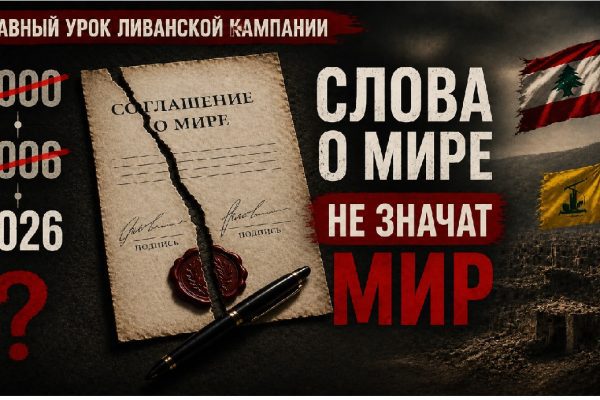 Концептуальная иллюстрация к статье об израильско-ливанском соглашении: разорванный мирный договор на фоне границы с Ливаном как символ разрыва между дипломатическими обещаниями и реальностью.