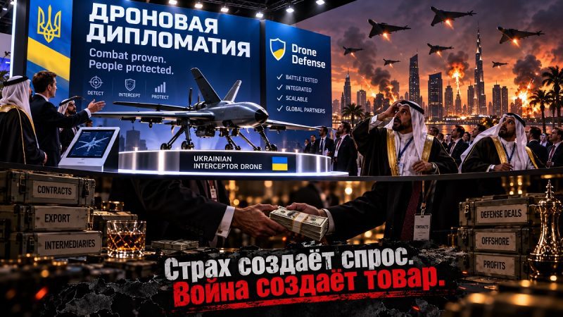 Украинская «дроновая дипломатия»: медийная витрина вместо технологического лидерства. Когда  страх создаёт товар!