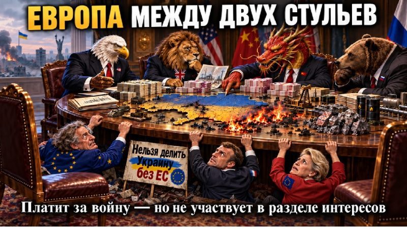 Европа между двух стульев: за войну заплатит Брюссель, а Украину собираются поделить без него