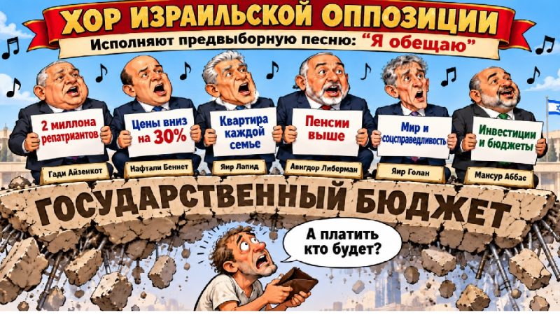 Золотые горы израильской оппозиции, или Как поделить то, чего ещё нет и вряд ли будет?
